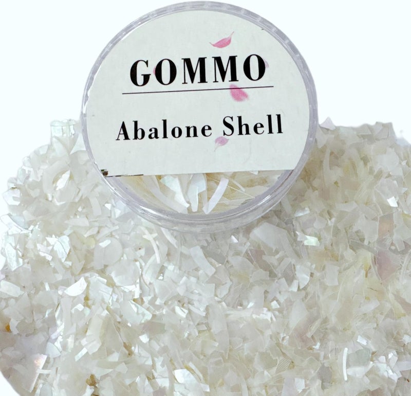 OMMO Mother of Pearl Crushed Flake 2oz Shell Inlay Supplies for Woodcrafts,Luthiers and Hobbies (White, Middle) - Image 1